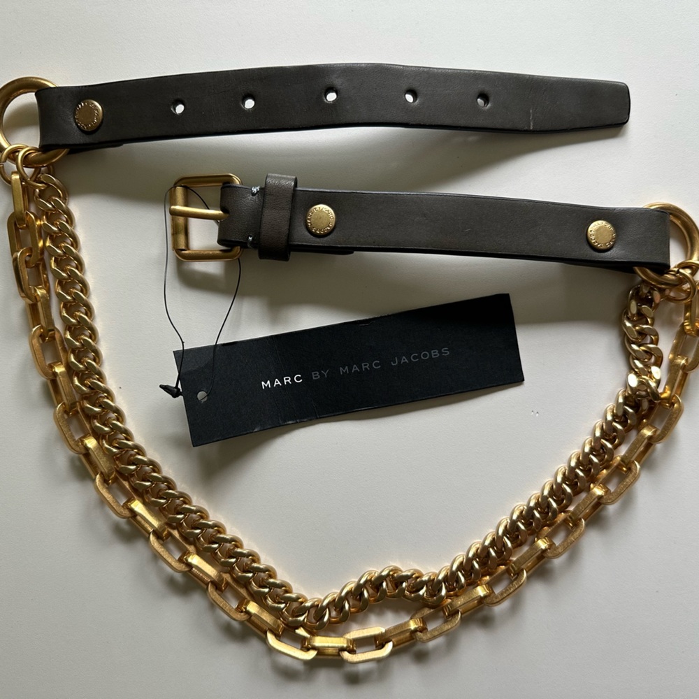 Marc Jacob’s Leather and Gold Belt